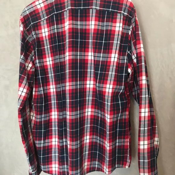 H&M cotton plaid shirt in great condition. Size L - Picture 2 of 3